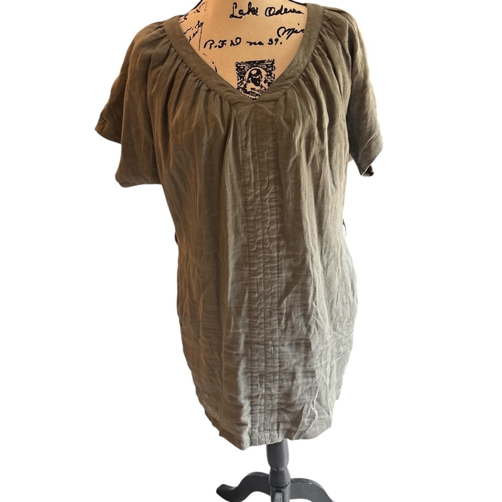 Free People Khaki Mini Dress